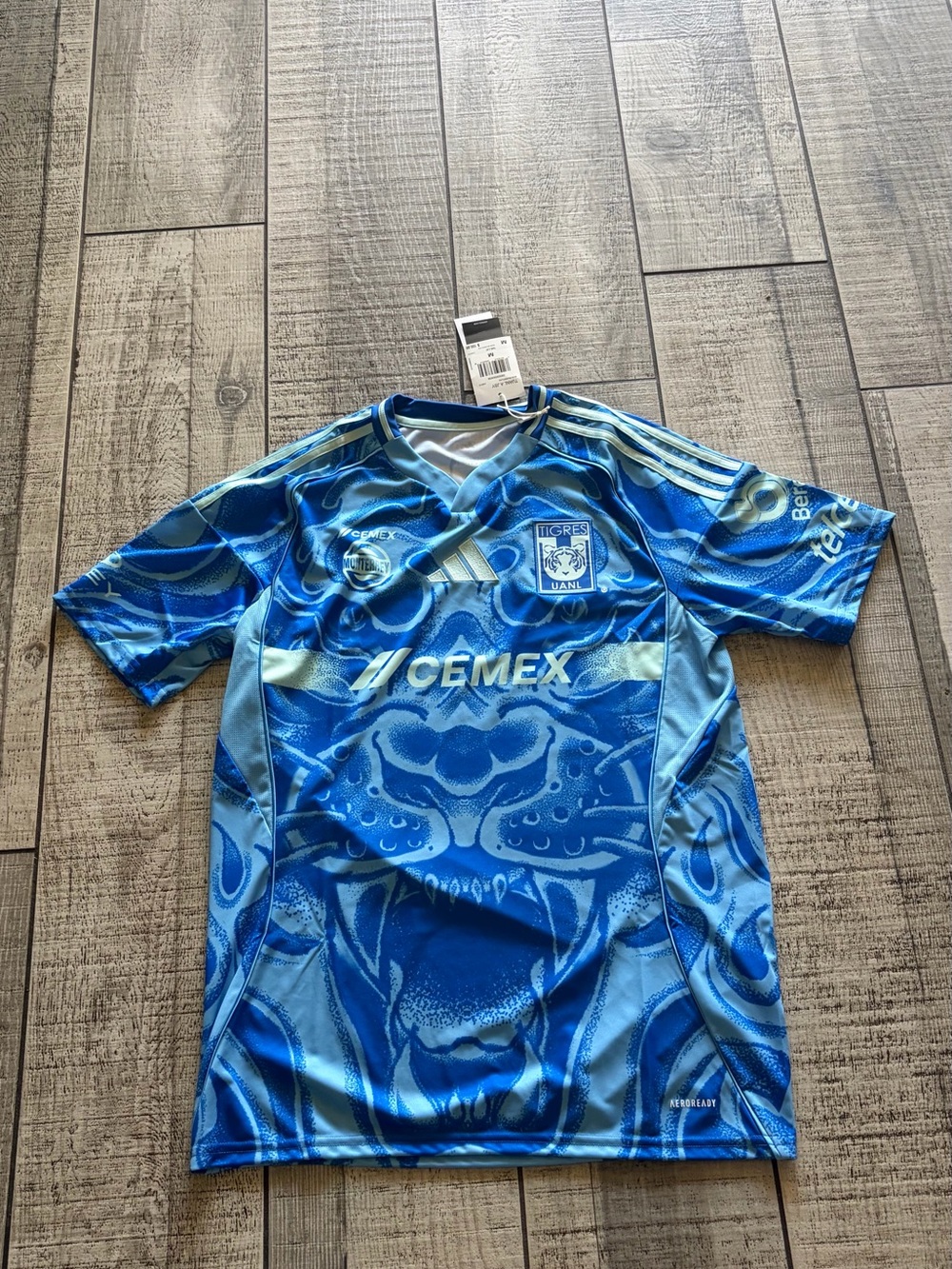 Tigres UANL 2025/26 Away Jersey  Soccer Jersey Blue Size M